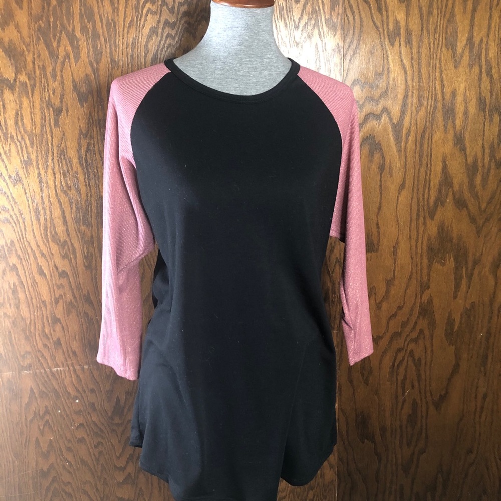 LulaRoe Elegant Randy Baseball TShirt Top